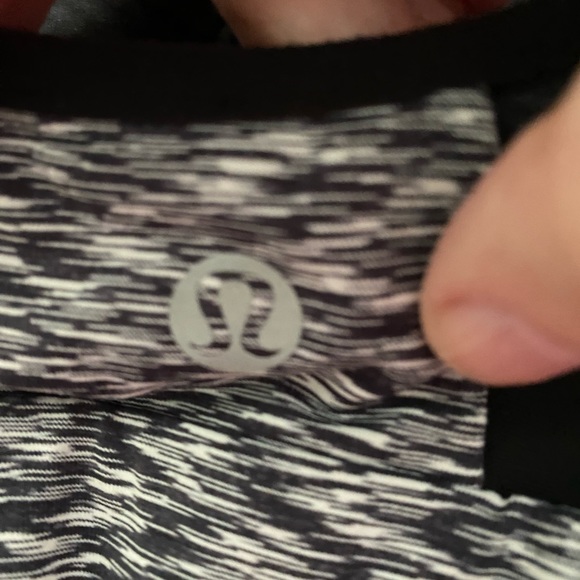 BLK/WHT Racer Back Wireless, S *P1076 - Picture 2 of 3